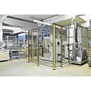 Axelent Maschinenschutzgitter X-GUARD CLASSIC, Wandelement, Höhe 2200 mm, Breite 1500 mm