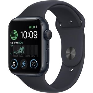 Apple Watch Series SE 2 (2022) GPS 40 mm - Aluminium Mitternacht - Sportarmband Schwarz