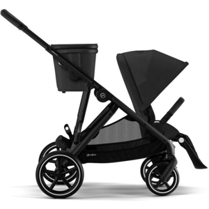 Cybex Gold Gazelle S Zwillingskinderwagen Moon Black (Black Frame)